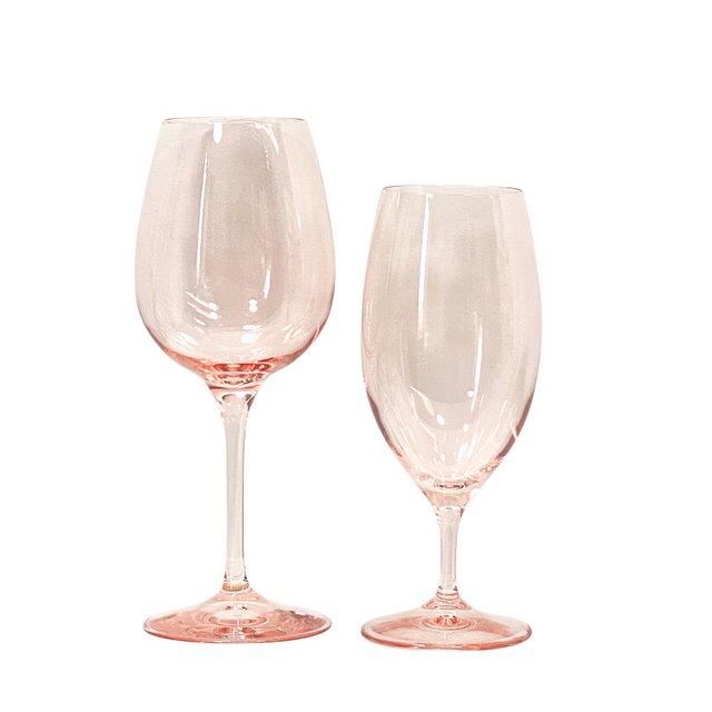 Pink Blush Wine Goblet, Water Goblet